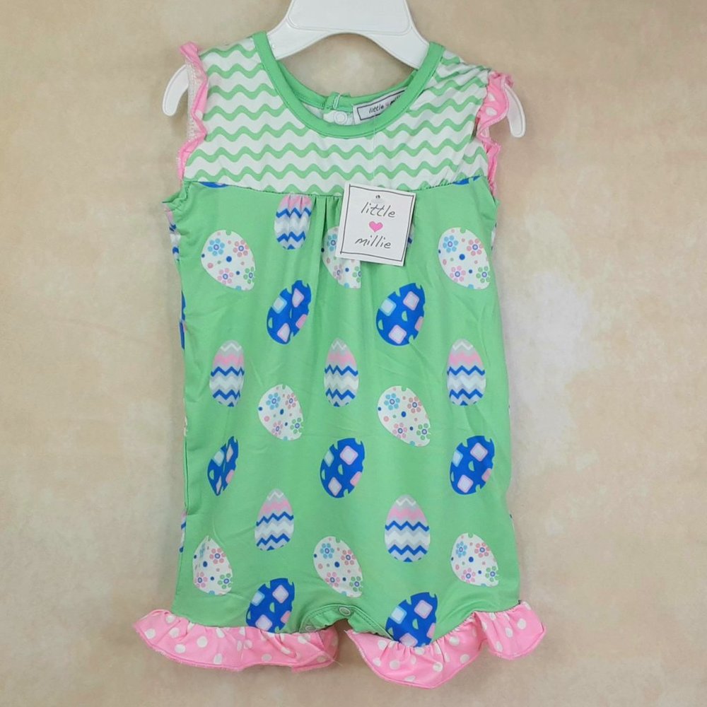 'LITTLE MILLIE' RUFFLE ROMPER - Picture 2 of 14